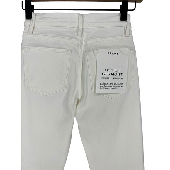 FRAME Denim Le High Straight Jeans in Au Natural Laskey - Picture 11 of 11